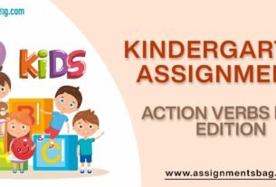 Action Verbs Boys Edition Assignments Download PDF