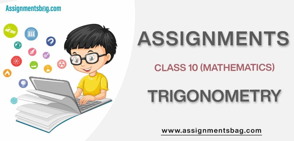 Assignments For Class 10 Mathematics Trigonometry