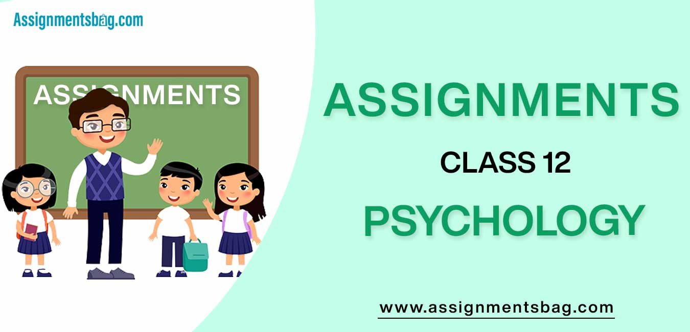 assignments for psychology students