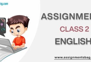 Assignments For Class 2 English