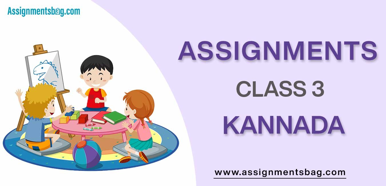 Assignments For Class 3 Kannada