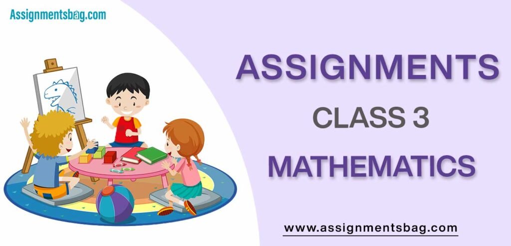 class 3 maths assignment pdf