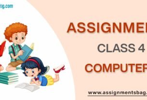 Assignments For Class 4 Computers