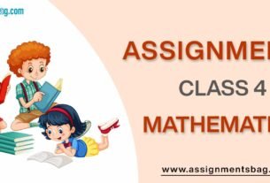 Assignments For Class 4 Mathematics