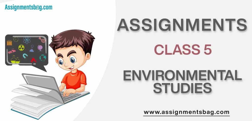 Assignments For Class 5 Environmental Studies