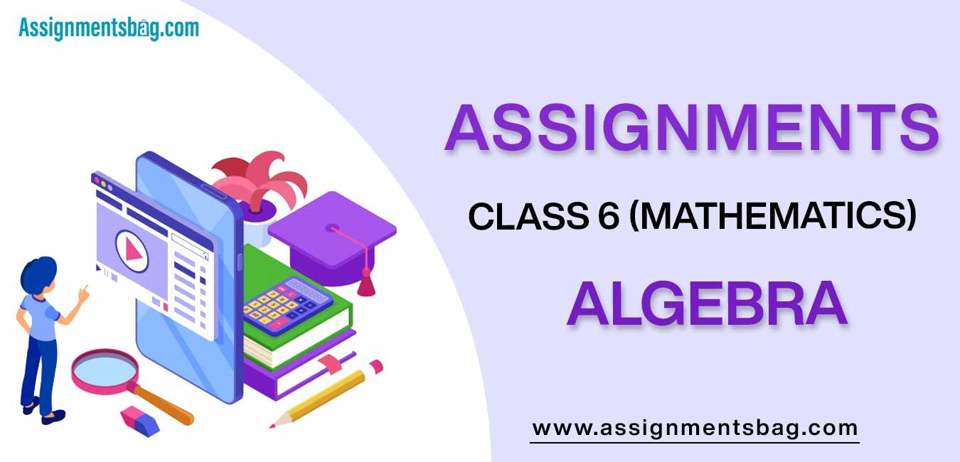 Assignments For Class 6 Mathematics Algebra