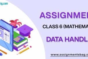 Assignments For Class 6 Mathematics Data Handling