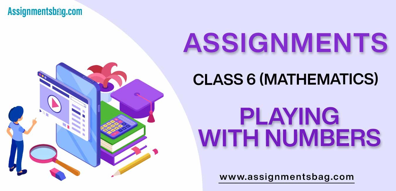 Assignments For Class 6 Mathematics Playing With Numbers