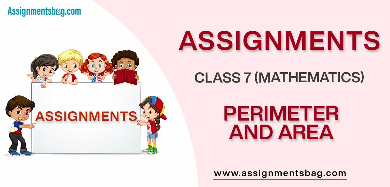 Assignments For Class 7 Mathematics Perimeter And Area