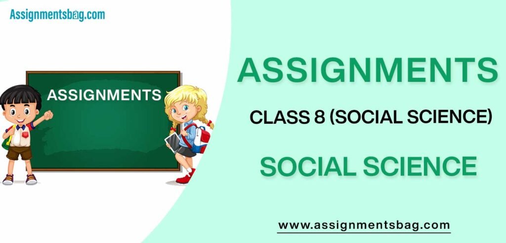 Assignments For Class 8 Social Science