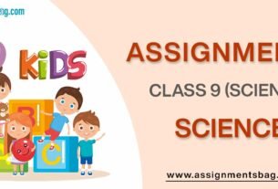 Assignments For Class 9 science