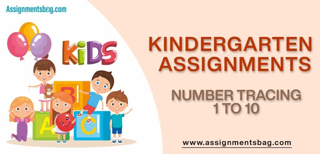Number Tracing 1 To 10 Assignments Download PDF