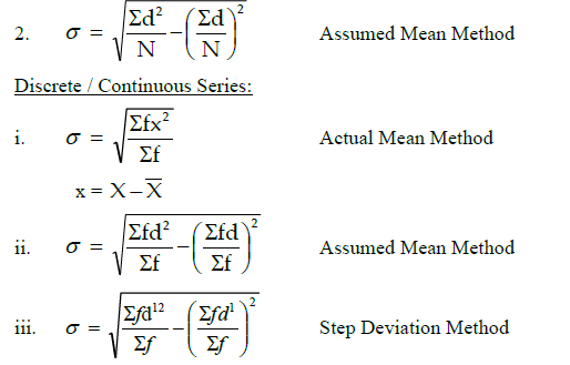 Measures of Dispersion Economics Revision Notes