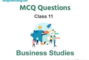 MCQ Questions for Class 11 Business Studies