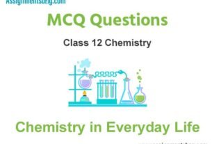 MCQ Questions Chapter 16 Chemistry in Everyday Life Class 12 Chemistry