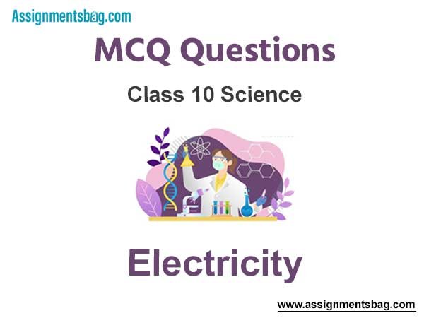 MCQ Questions Chapter 12 Electricity Class 10 Science