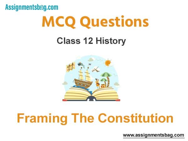MCQ Questions Chapter 15 Framing The Constitution Class 12 History