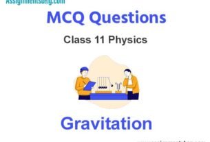 MCQ Questions Chapter 8 Gravitation Class 11 Physics