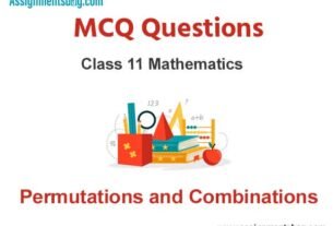 MCQ Questions Chapter 7 Permutations and Combinations Class 11 Mathematics
