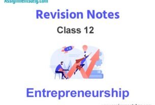 Class 12 Entrepreneurship Notes