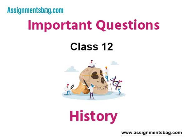 Class 12 History Important Questions