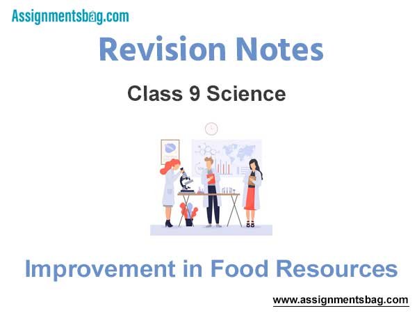 Improvement in Food Resources Revision Notes