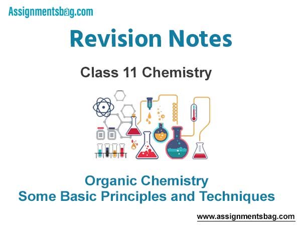 Organic Chemistry – Some Basic Principles and Techniques Revision Notes
