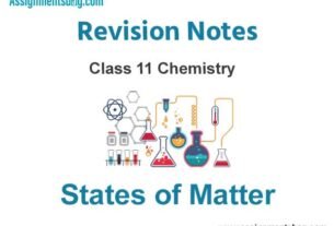 States of Matter Revision Notes