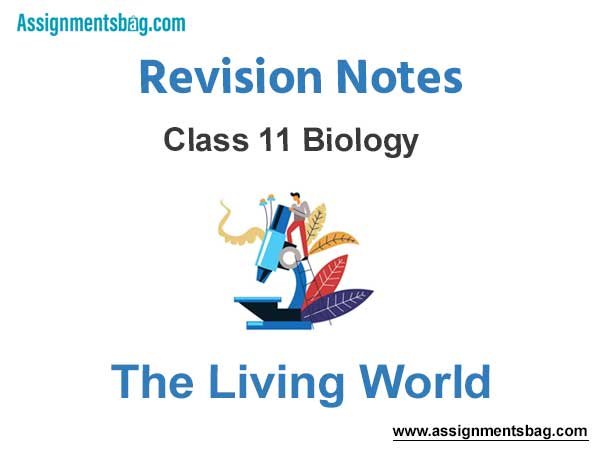 The Living World Class 11 Biology Revision Notes