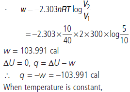 Thermodynamics Class 11 Chemistry Important Questions