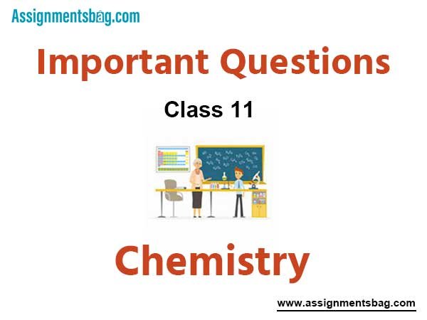 Class 11 Chemistry Important Questions