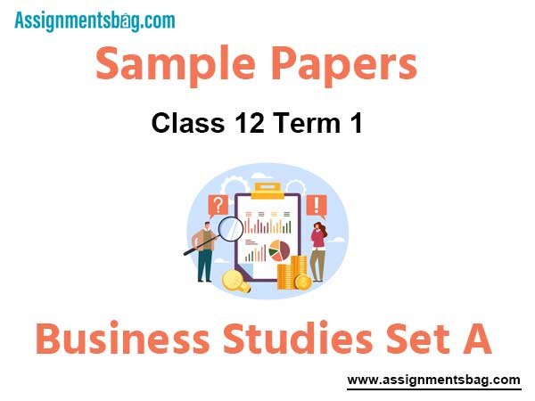 CBSE Class 12 Business Studies Term 1 Sample Paper Set A