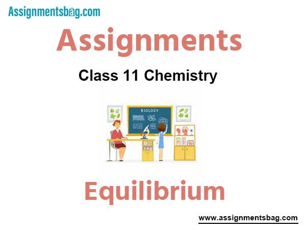 Assignments Class 11 Chemistry Equilibrium