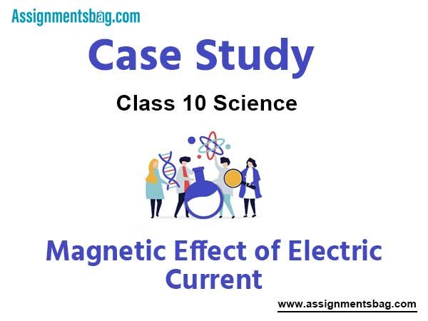 Case Study MCQ Questions Chapter 13 Magnetic Effect of Electric Current