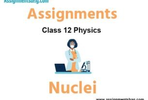 Assignments Chapter 13 Nuclei Class 12 Physics