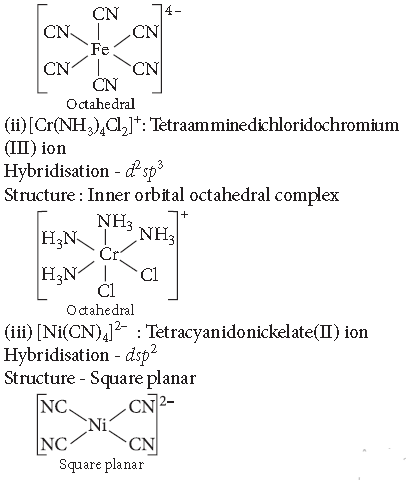 Coordination Compounds Class 12 Chemistry Important Questions