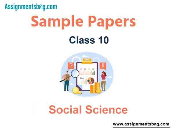 CBSE Class 10 Social Science Term 2 Sample Paper Set E