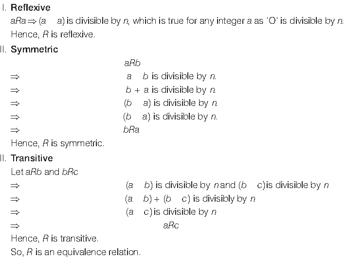 Relations and Functions Class 12 Mathematics Important Questions
