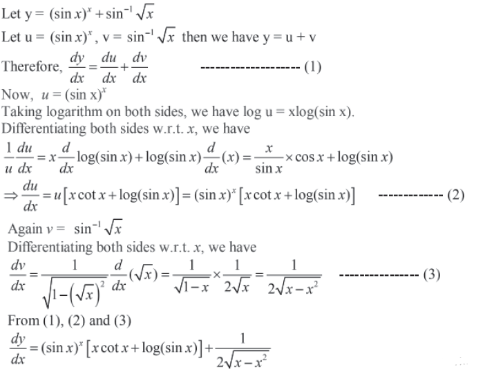 Continuity and Differentiability Class 12 Mathematics Important Questions