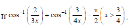 Inverse Trigonometric Functions VBQs Class 12 Mathematics
